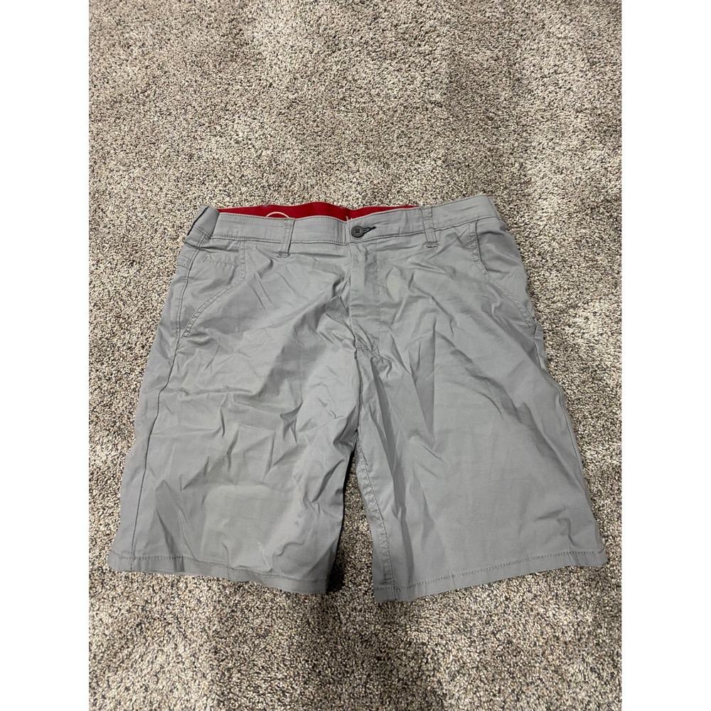 Wrangler Outdoor Shorts Mens 34 Gray Excellent Stretch Hiking Casual NW945DZ